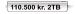 110.500 kr. 2TB